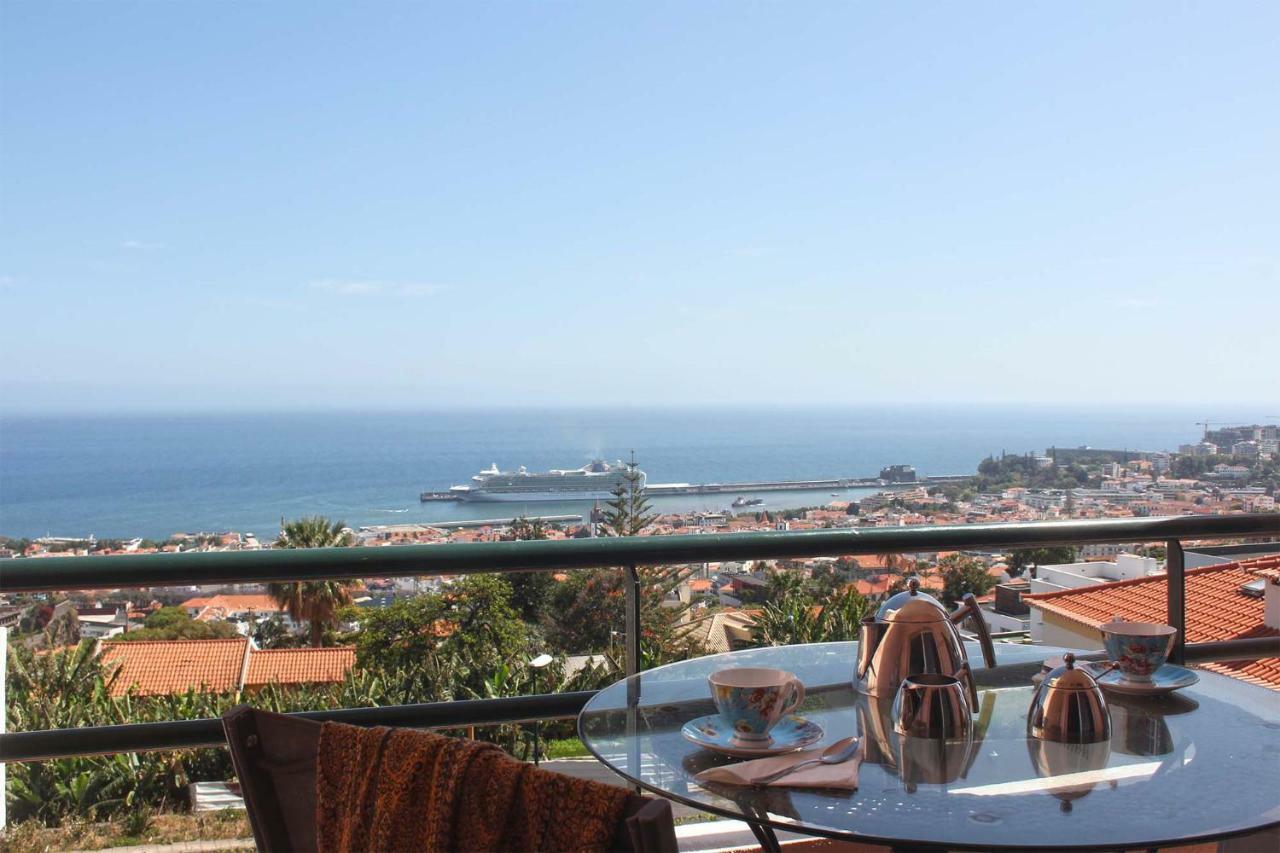 Stylish Apartment With Balcony And Amazing Views Over Funchal And The Sea المظهر الخارجي الصورة